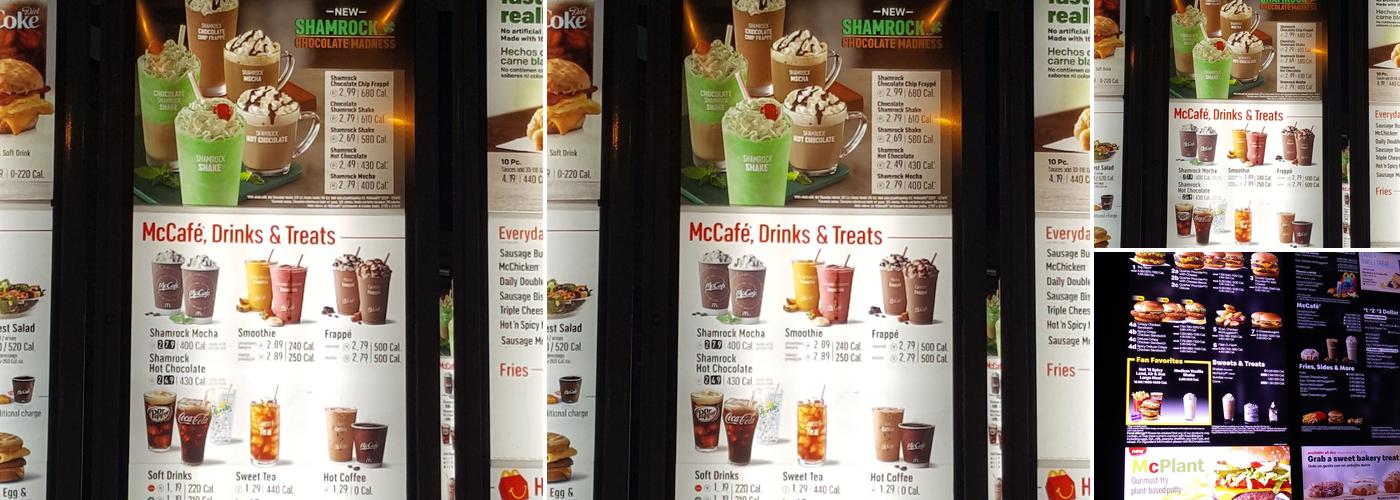 McDonald's Menu