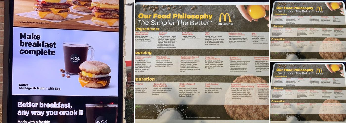 McDonald's Menu