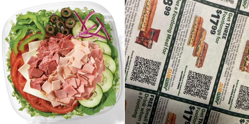 Subway Menu