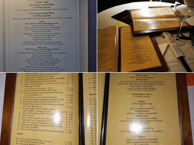 Junior Poon Chinese Restaurant & Wine Bar Menu