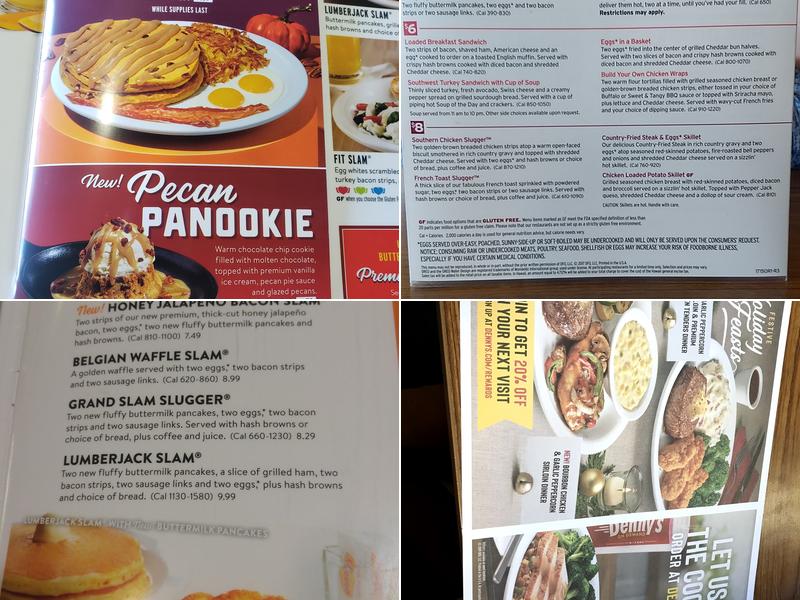 Denny's Menu