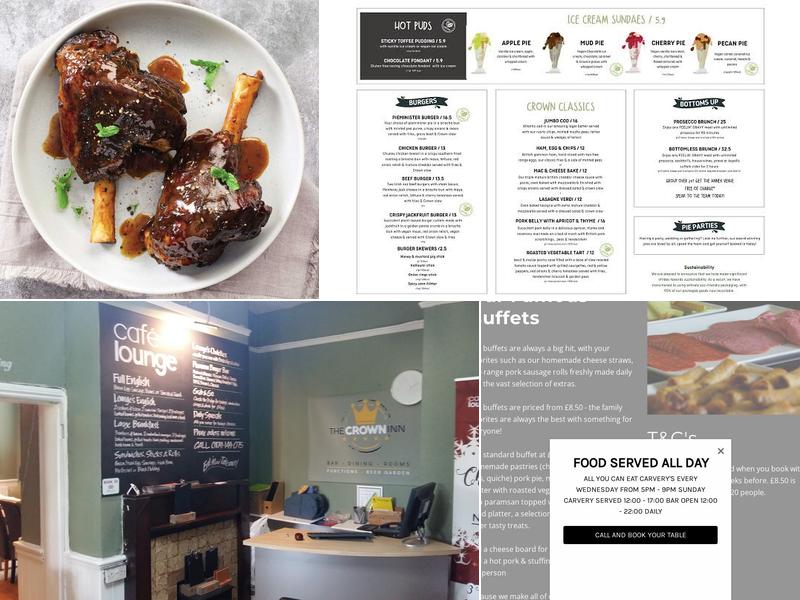 The Crown Inn Keynsham Menu