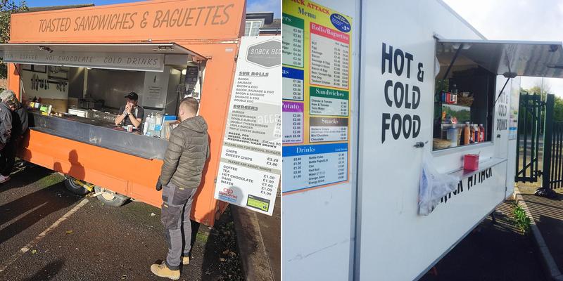 snack attack Burger van Menu