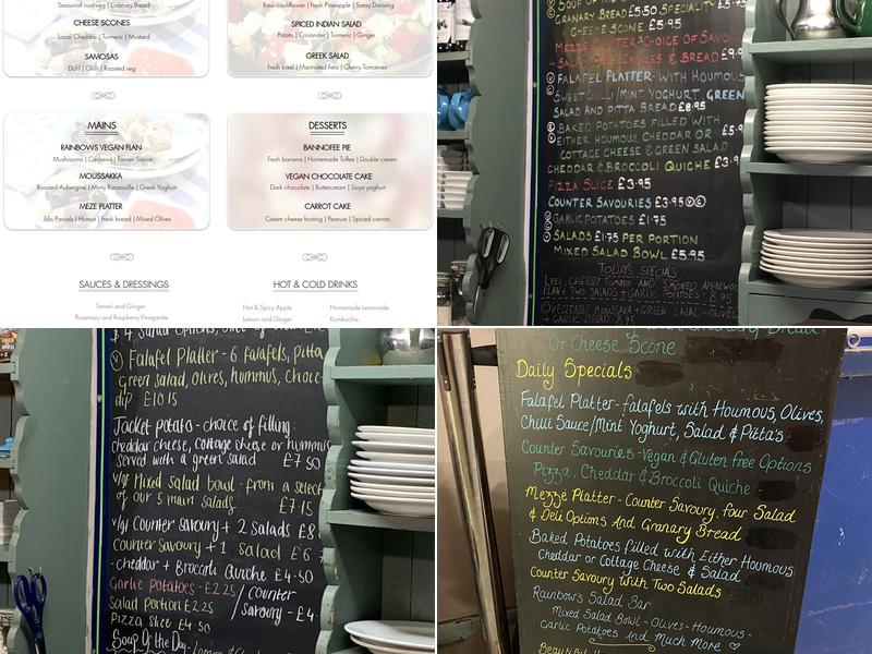 Rainbows End Cafe Menu