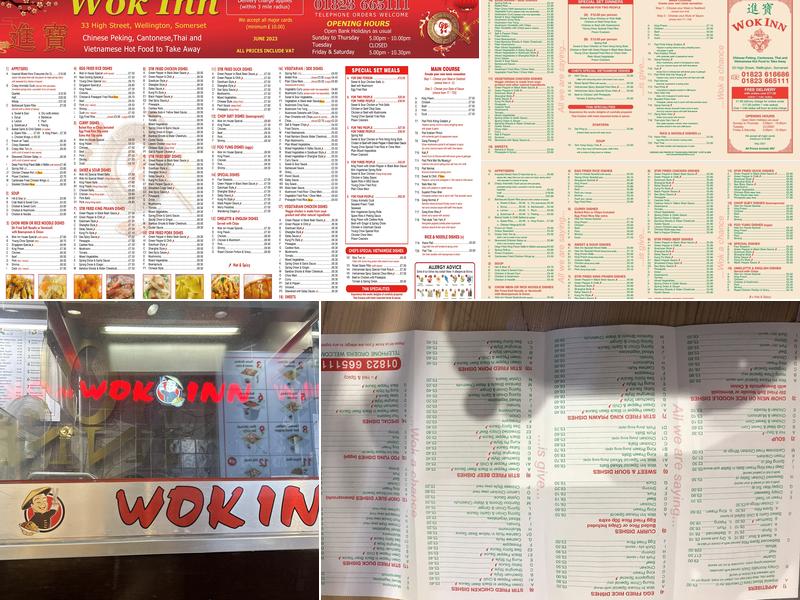 The Wok Inn Menu