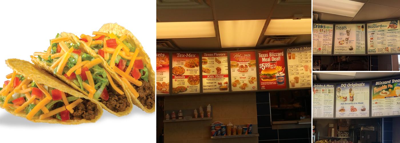 Dairy Queen Menu