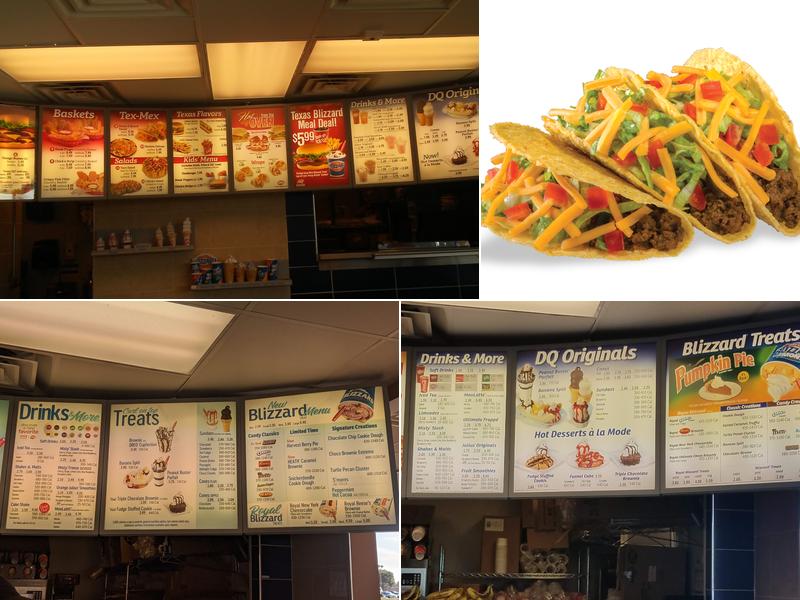 Dairy Queen Menu