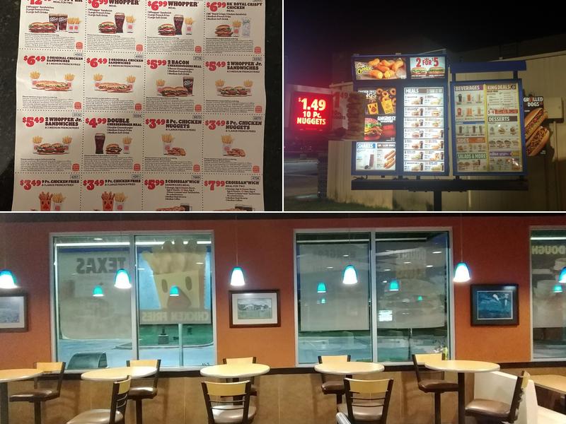 Burger King Menu
