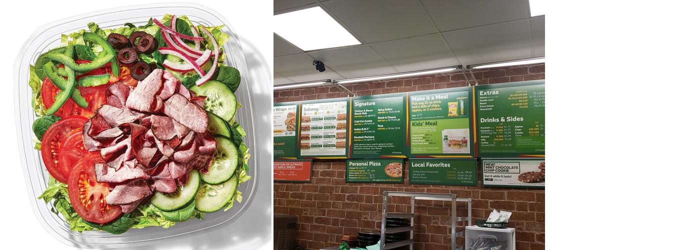 Subway Menu