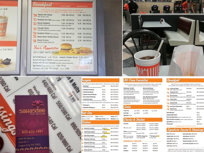 Whataburger Menu