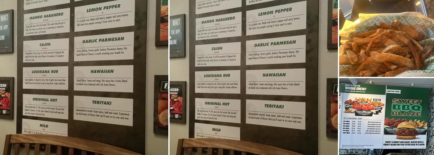 Wingstop Menu