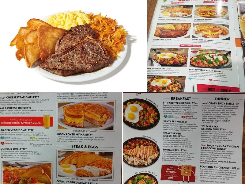 Denny's Restaurant Menu