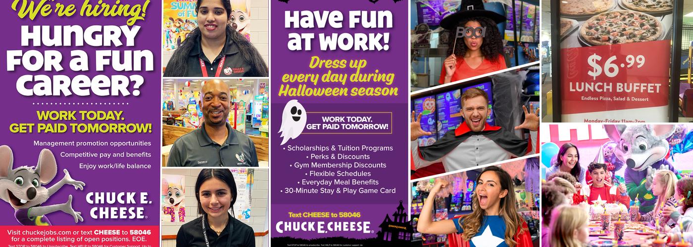 Chuck E. Cheese Menu