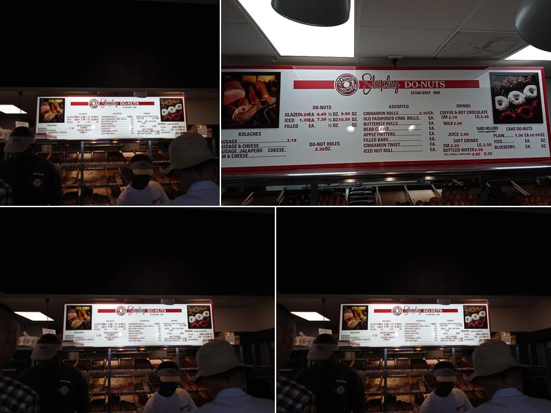 Shipley Do-Nuts Menu