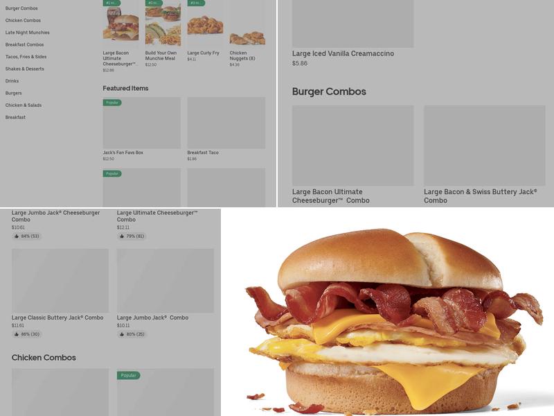 Jack in the Box Menu