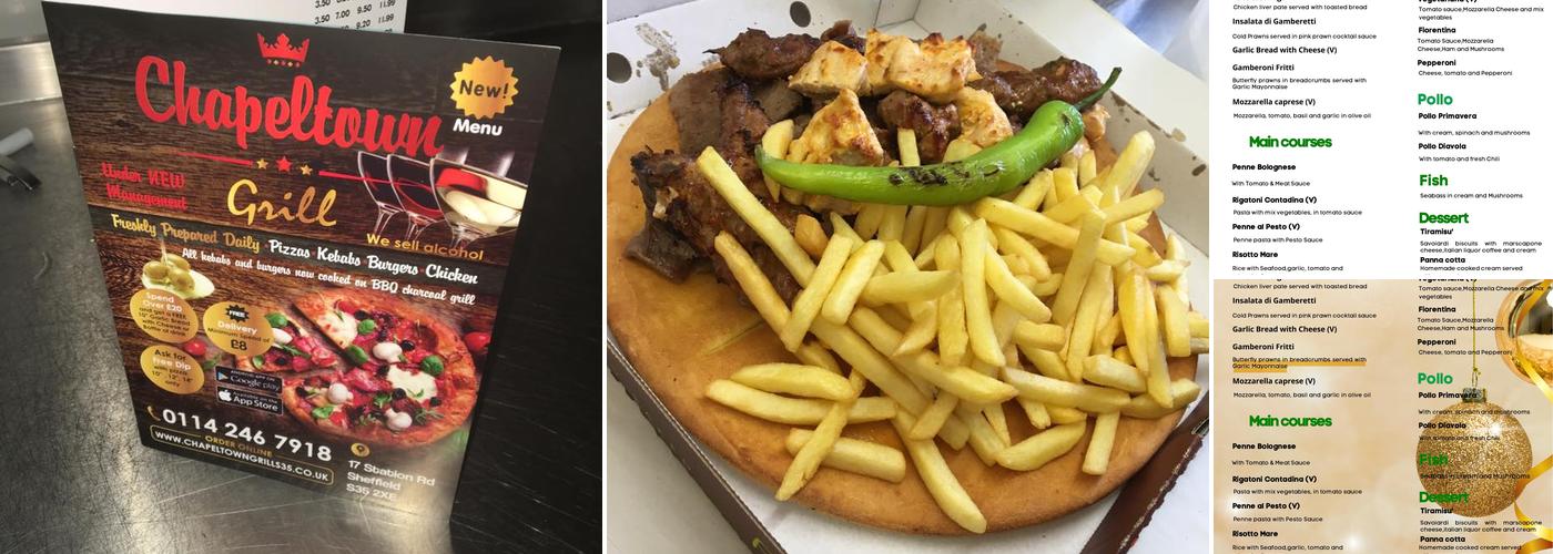 Chapeltown Grill Menu