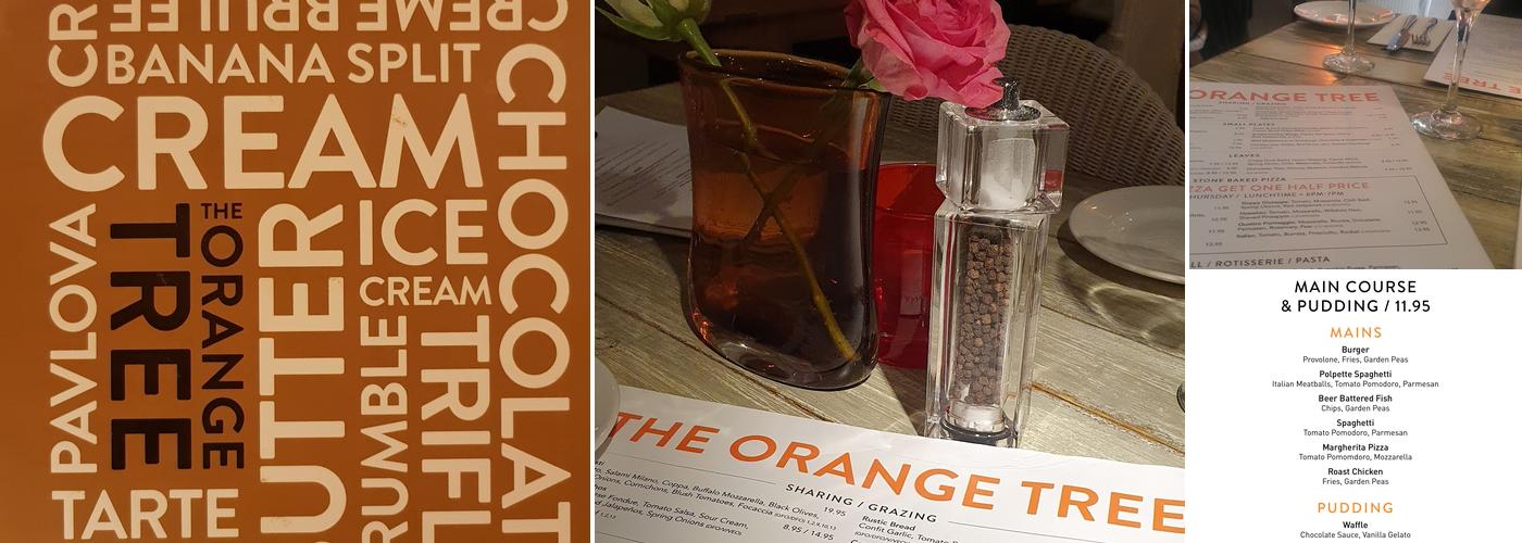 The Orange Tree Menu