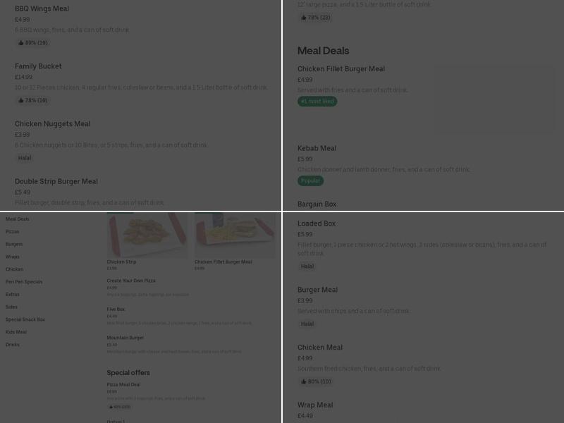 Chicken Express Menu