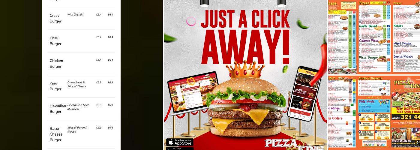 Pizza King Menu