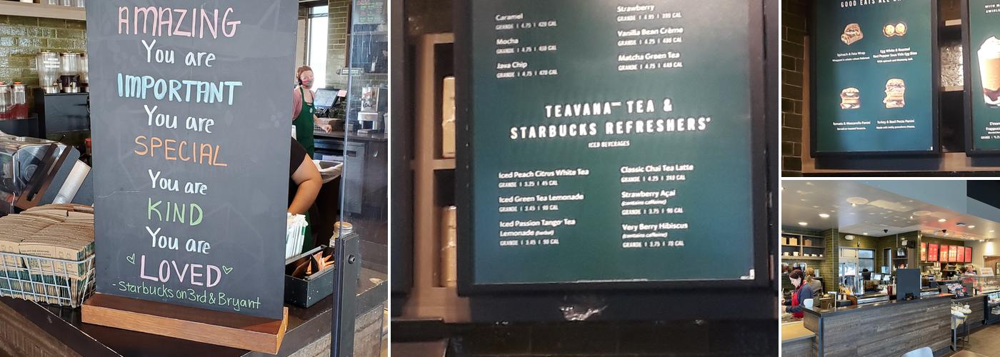 Starbucks Menu