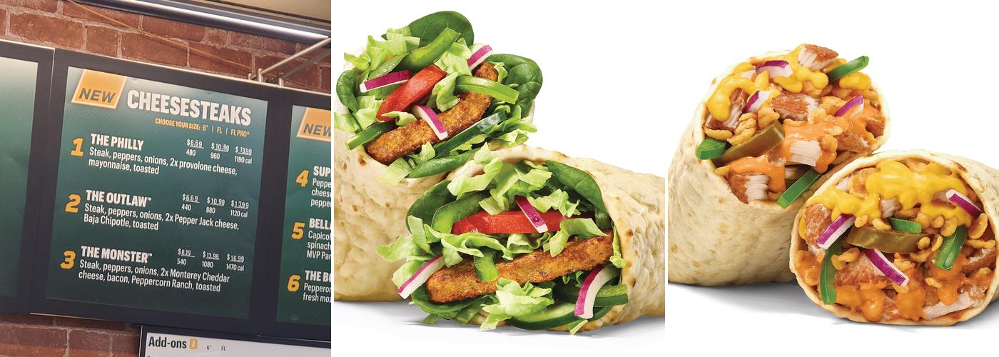 Subway Menu