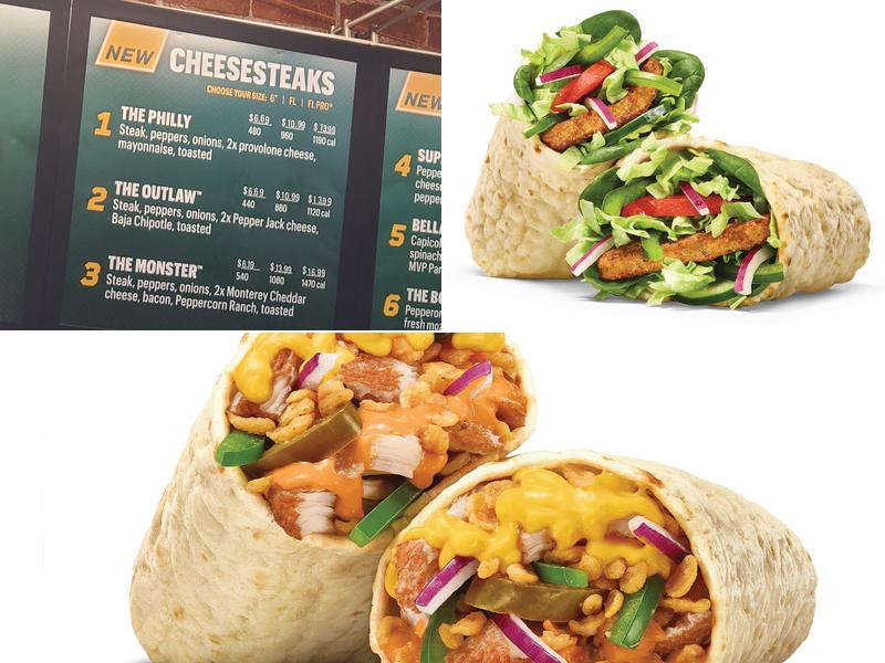 Subway Menu