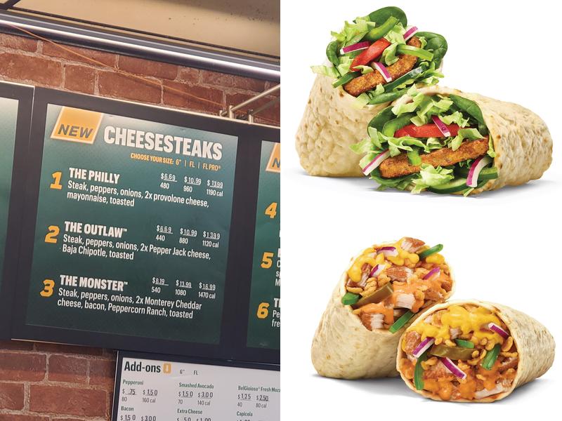 Subway Menu