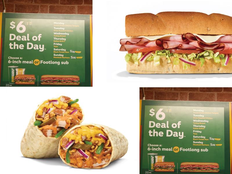Subway Menu