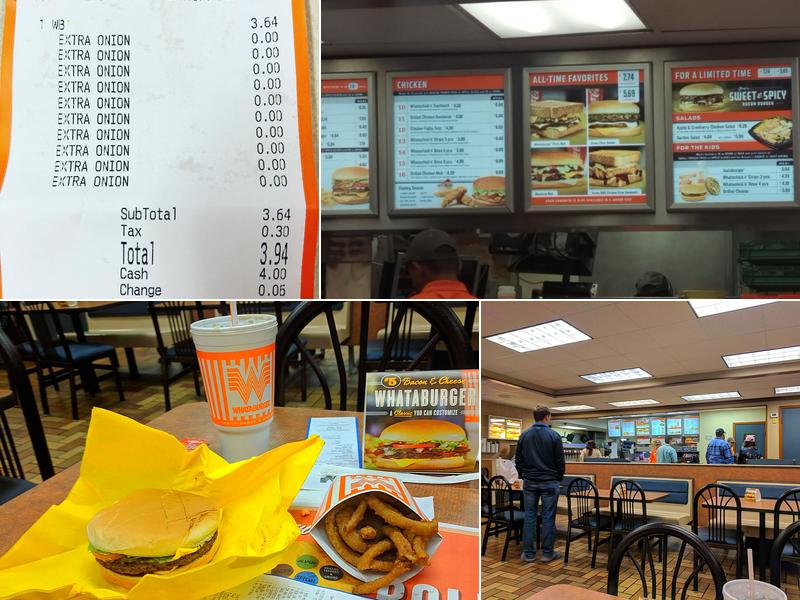 Whataburger Menu
