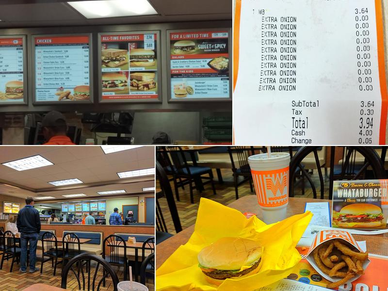 Whataburger Menu