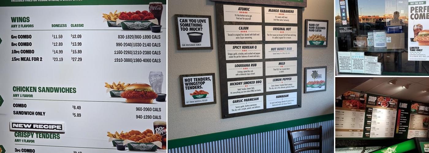 Wingstop Menu