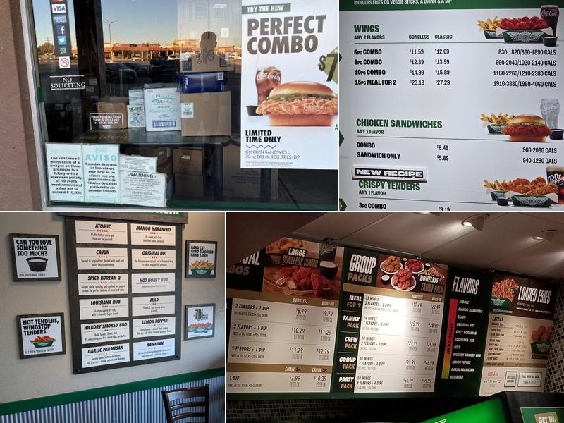 Wingstop Menu
