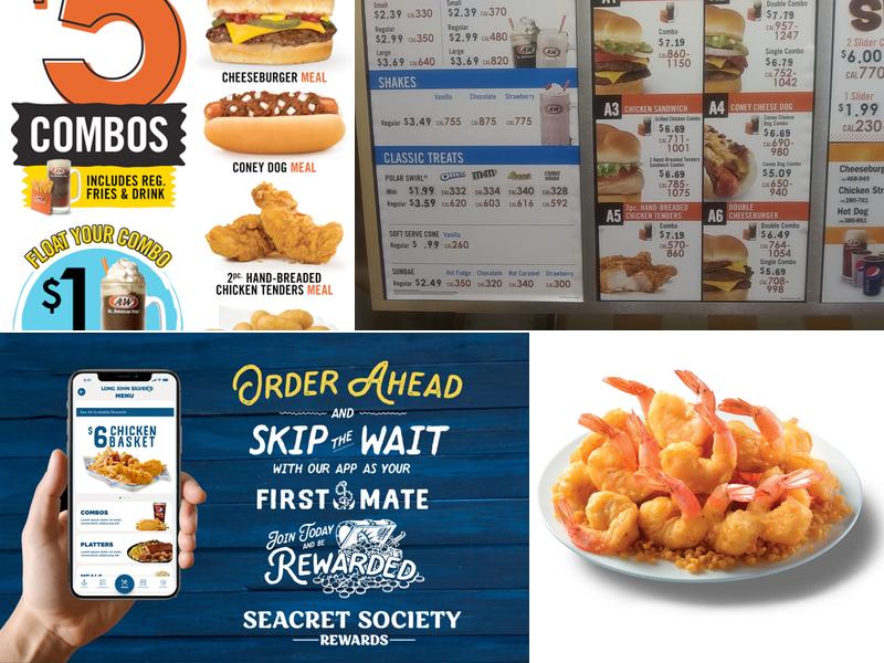 Long John Silver's Menu