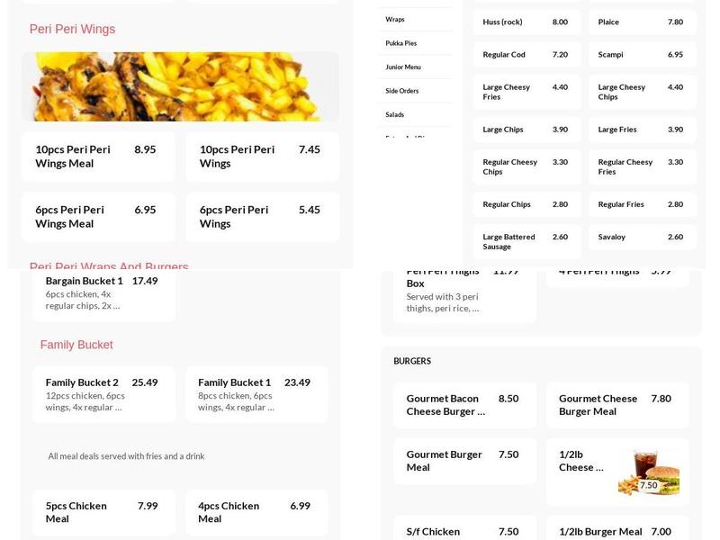 Shapla Tandoori Menu