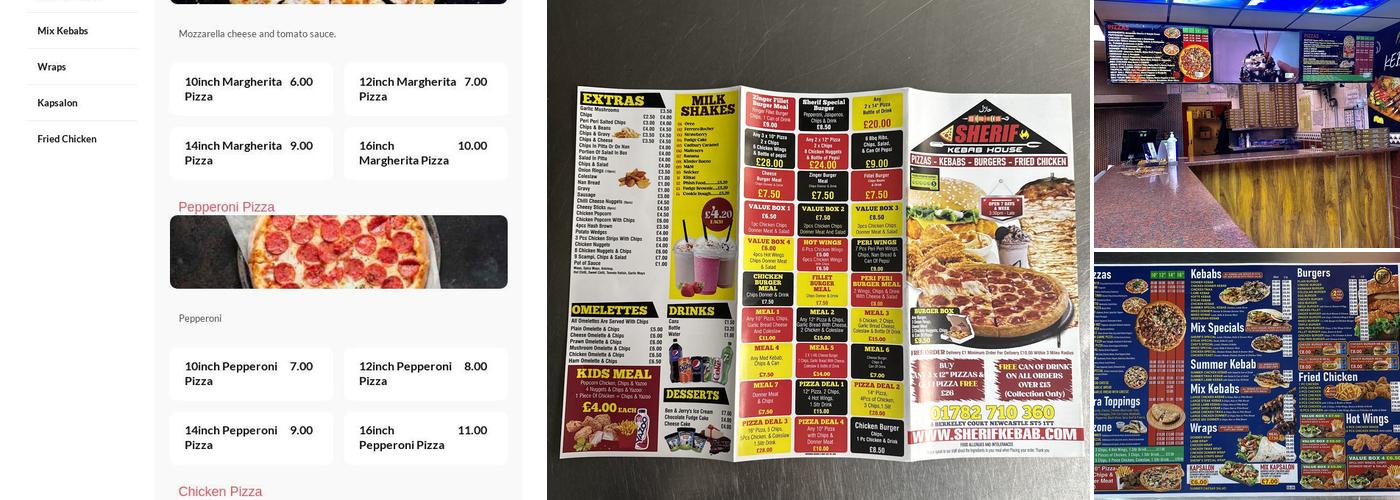 Sherif kebab House Menu