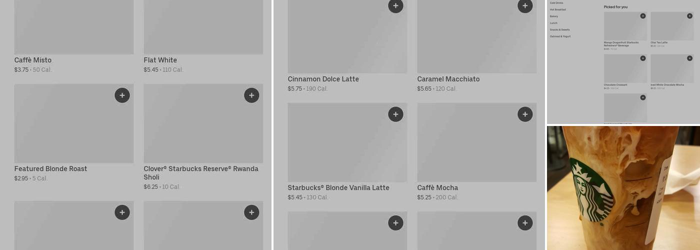 Starbucks Menu