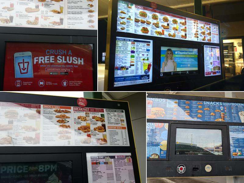 Sonic Drive-In Menu