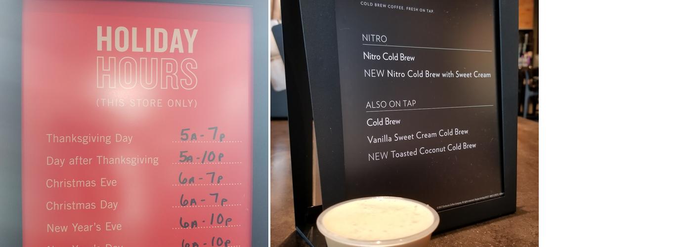 Starbucks Menu