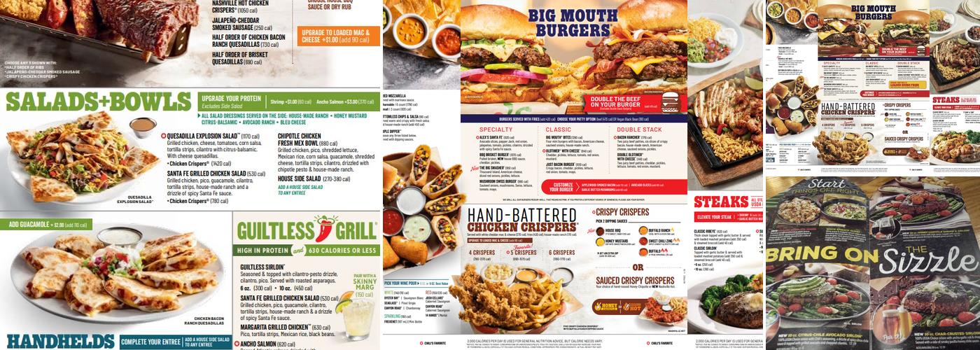 Chili's Grill & Bar Menu