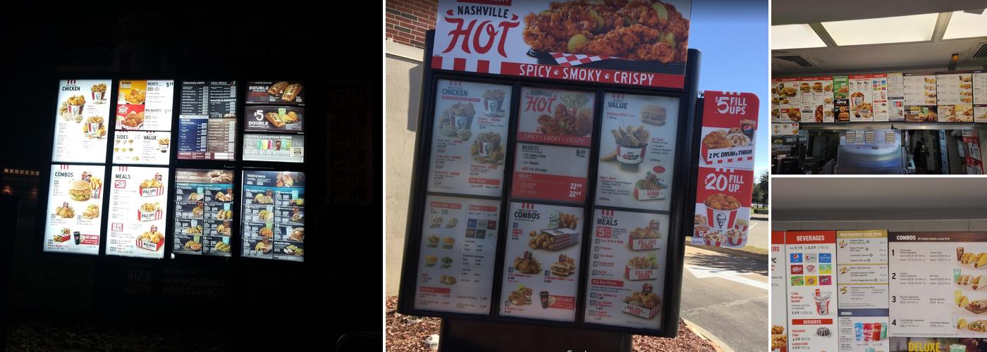 KFC Menu