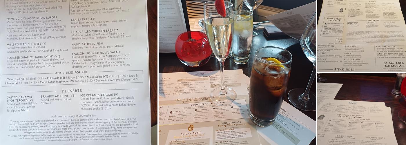 Miller & Carter Bagshot Menu