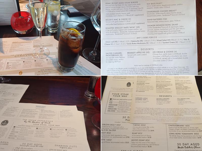 Miller & Carter Bagshot Menu