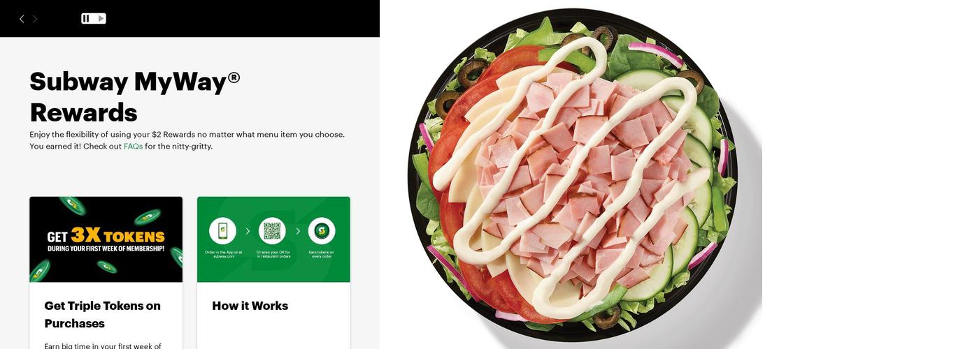 Subway Menu