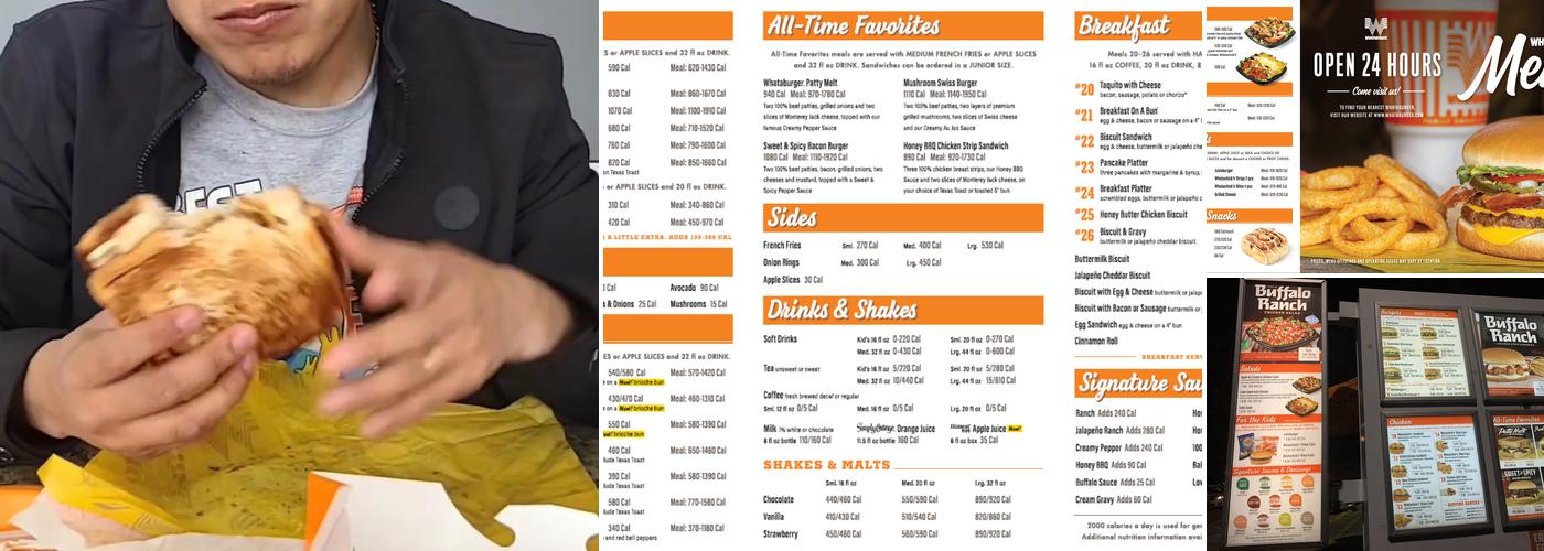 Whataburger Menu