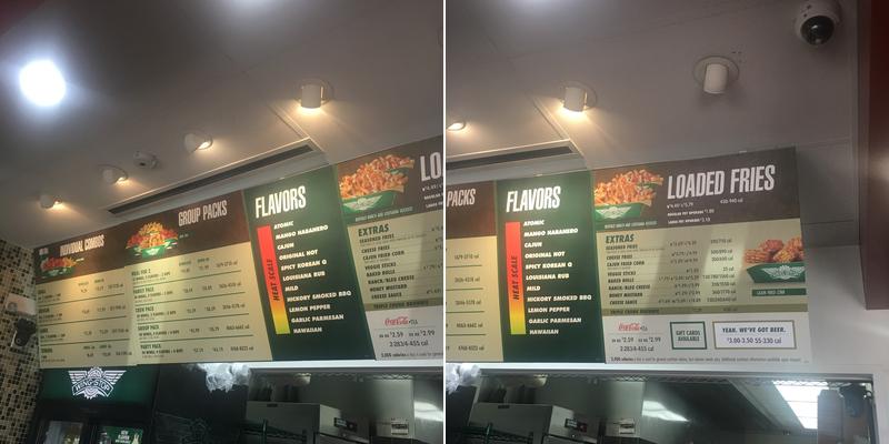 Wingstop Menu