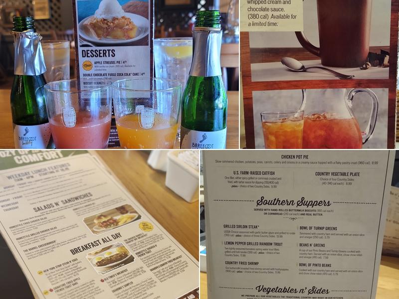 Cracker Barrel Old Country Store Menu