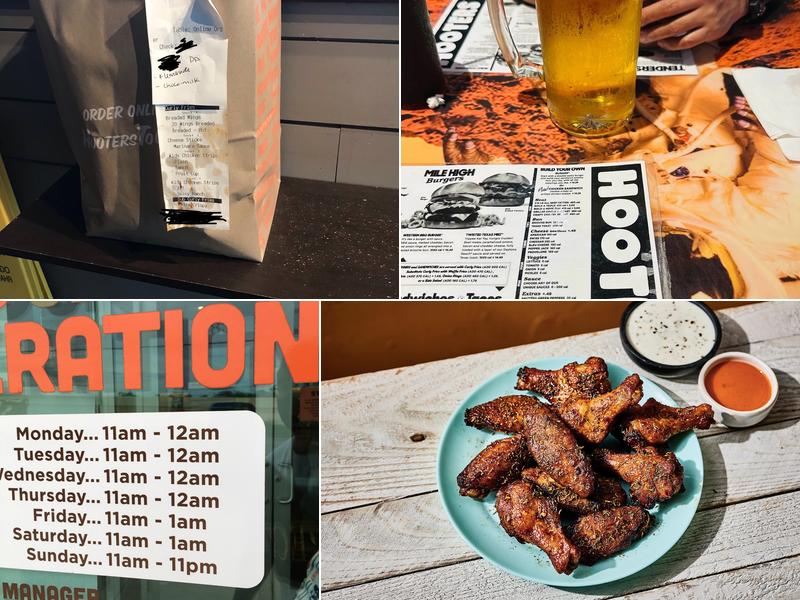 Hooters Menu