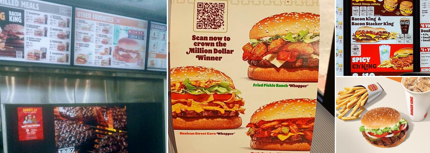 Burger King Menu