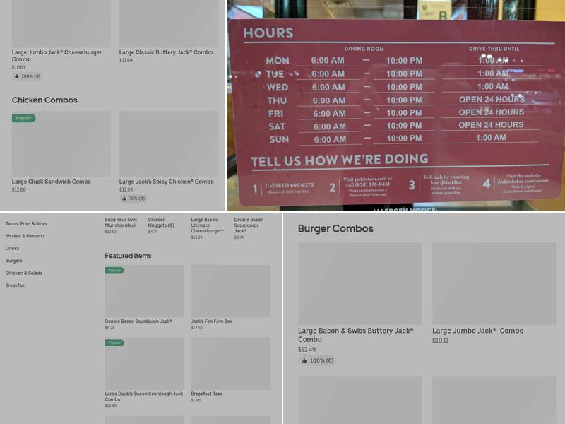 Jack In The Box Menu