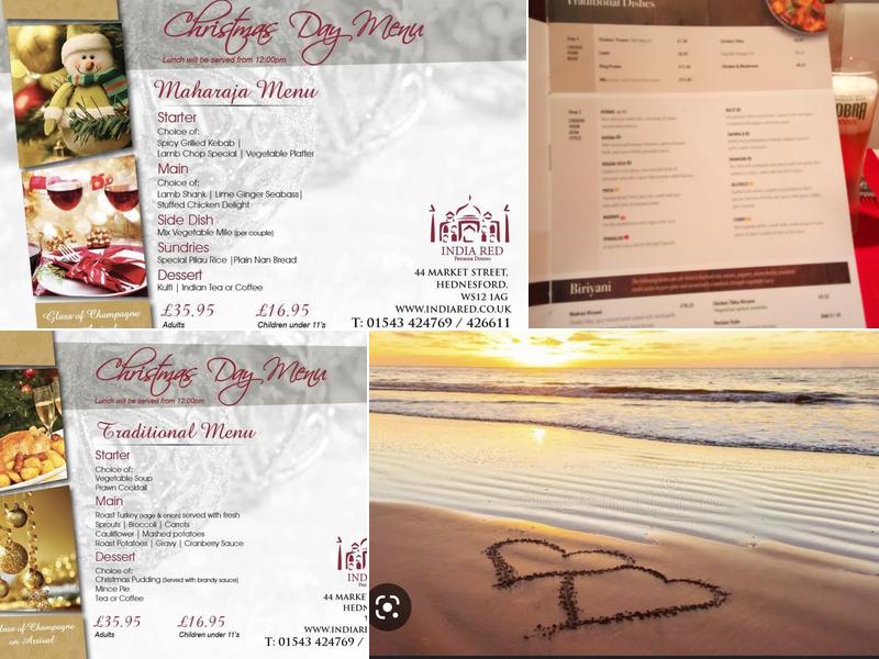 India Red Menu